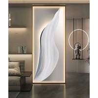 The Gray Panel With The Golden Frame Has Elegant Lighting